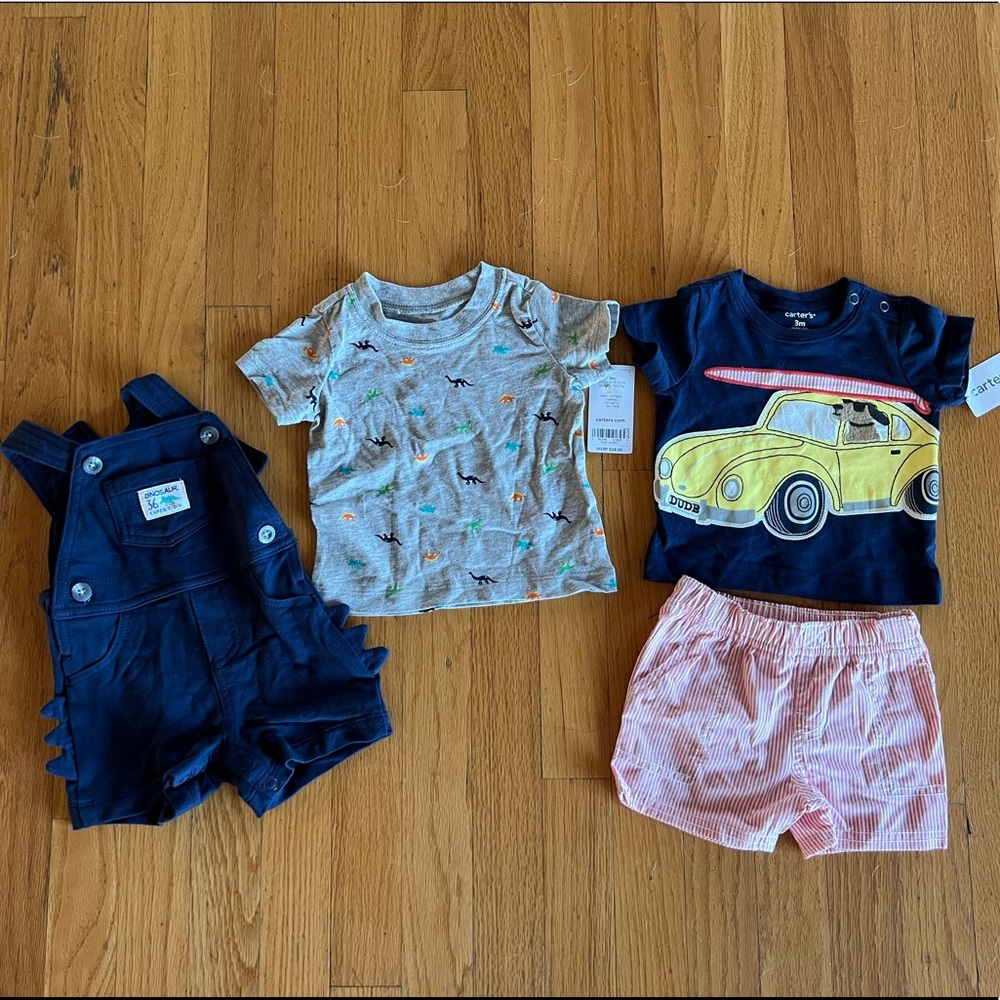 Carter’smatching sets (2) for boys - 3 Months